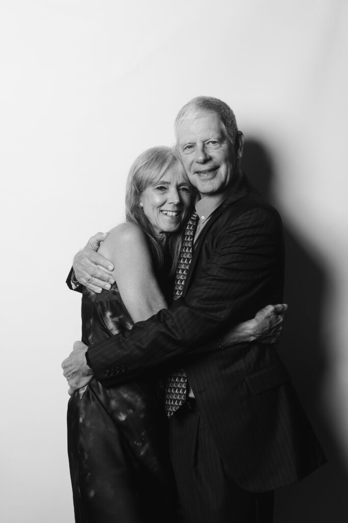 Joyful portrait of wedding guests.